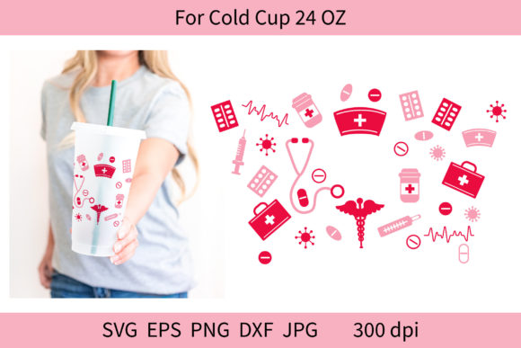 Cold Cup Wrap SVG: Nursing Tumbler Graphics & Crafts Review