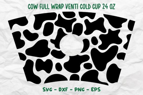 Cow Full Wrap Venti Cold Cup SVG: Graphics & Crafts Review