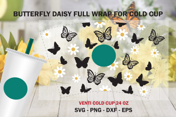 Flower Butterfly 24oz Wrap: Graphics & Illustrations Review