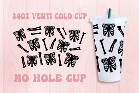 Halloween Skeleton Body No Hole Svg: Crafts Graphics
