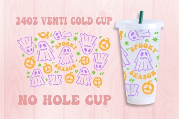 Halloween Spooky Season No Hole Svg: Graphics & Crafts