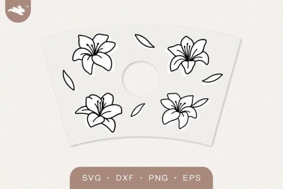 Lily Cup Wrap: A Floral Graphics & Crafts Asset Review