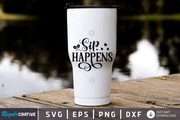 Sip Happens Svg Design: An Embroidery Designer's Review