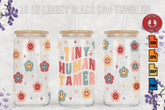 Tiny Human Tamer Libbey Glass: Craft Graphics Review